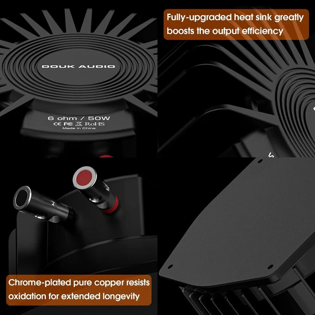 Alt view image 5 of 7 - Bass Shaker: 50W High Power Tactile Transducer - Subwoofer Lows for Home Theater, Car Audio & Gaming Chair Vibration Immersion
