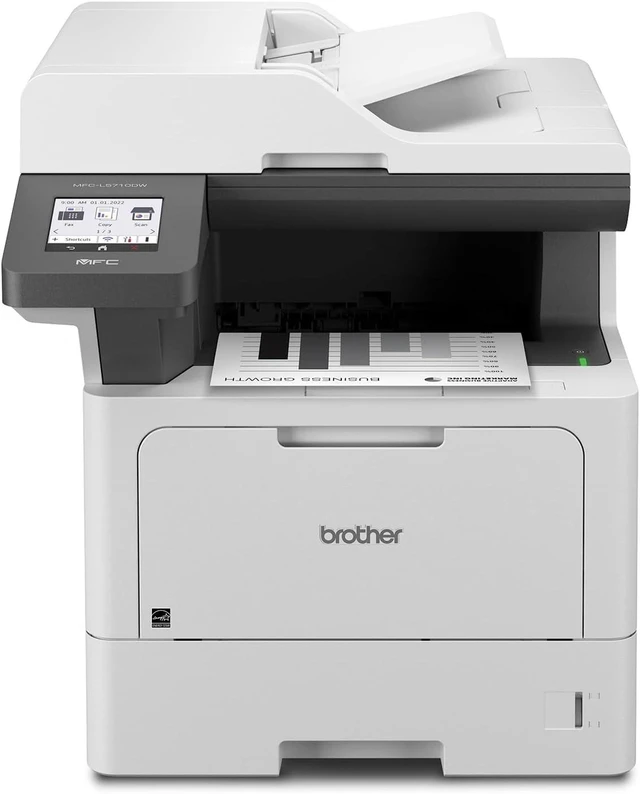Main image of Brother MFC-L5710DW Business Monochrome Laser All-in-One Printer with Wireless Networking and Duplex Print, Scan, and Copy, Works with Alexa