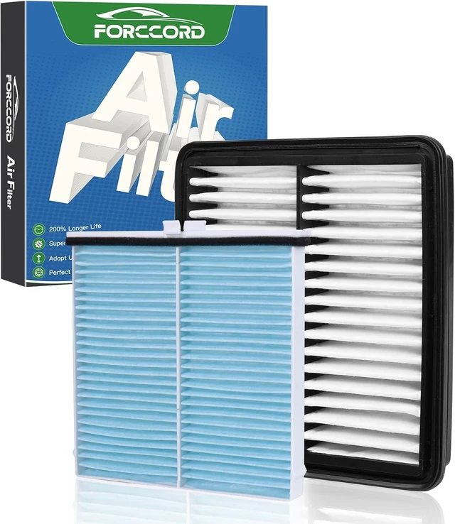 Main image of Cabin & Engine Air Filter Kit for Mazda CX-3 CX3 2016-2022 2.0L, Replace#D09W-61-J6X PEHH-13-3A0, Activated Carbon Cabin Filter, HighEfficiency Replacement Filter, Air Filter Accessories
