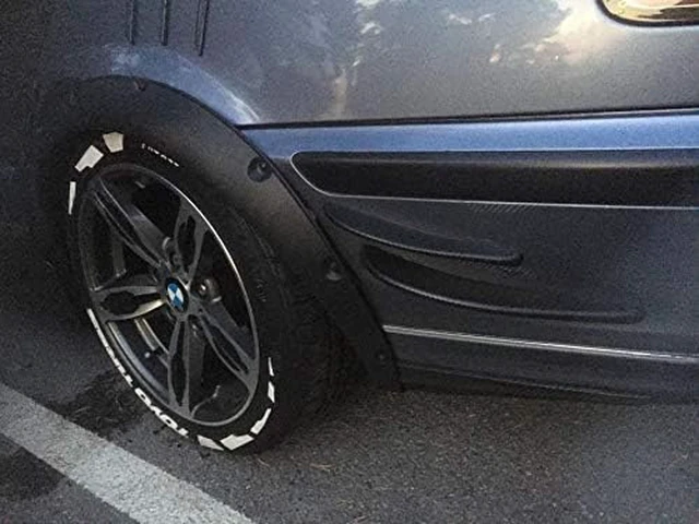 Alt view image 5 of 7 - Universal Flexible Car Fender Flares Extra Wide Body Wheel Arches (4*Small)