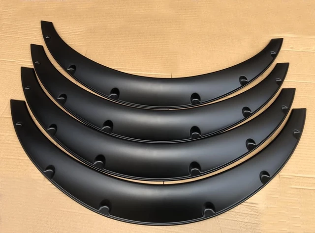 Alt view image 3 of 7 - Universal Flexible Car Fender Flares Extra Wide Body Wheel Arches (4*Small)