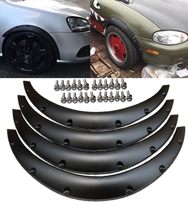 Main image of Universal Flexible Car Fender Flares Extra Wide Body Wheel Arches (4*Small)