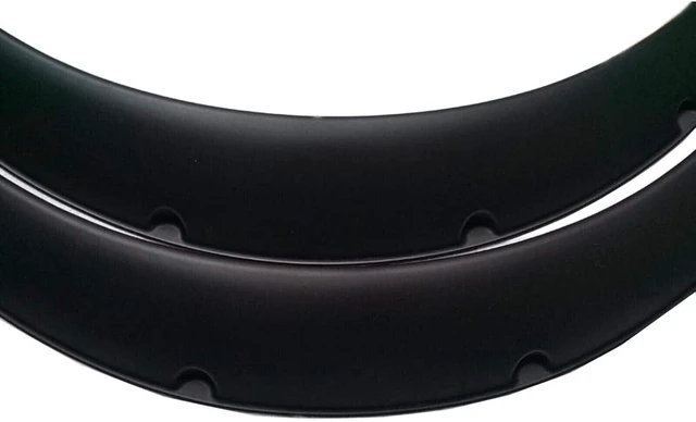 Alt view image 4 of 7 - 4Pcs 3.5'' 90mm Universal Flexible Car Fender Flares Extra Wide Body Wheel Arches, 4*Large