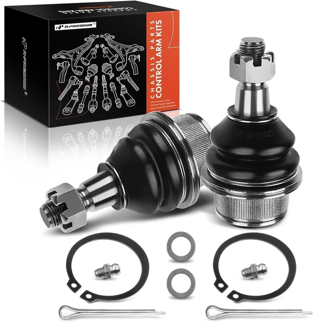 Main image of 2-Pack Front Lower Ball Joint, Compatible with Chevy, GMC, for Chevy Silverado 1500, Tahoe, Suburban, Express, Avalanche & GMC Sierra 1500, Yukon, Savana & Cadillac Escalade ESV EXT