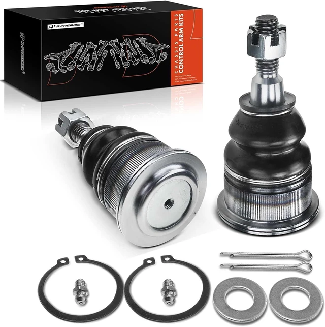 Main image of 2-Pack Front Upper Ball Joint, Compatible with Chevrolet, GMC for Chevy Silverado 1500 HD/2500 HD Classic/3500 HD, Suburban, Express, Avalanche & GMC Sierra, Savana, Yukon & Hummer H2