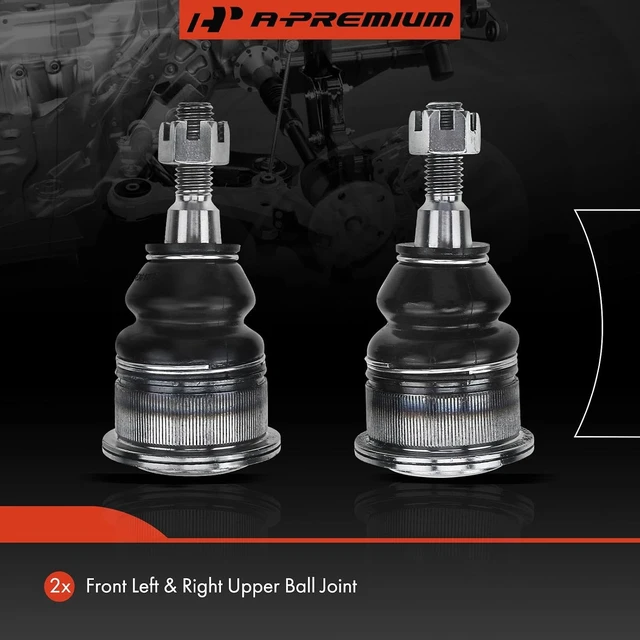 Alt view image 3 of 7 - 2-Pack Front Upper Ball Joint, Compatible with Chevrolet, GMC for Chevy Silverado 1500 HD/2500 HD Classic/3500 HD, Suburban, Express, Avalanche & GMC Sierra, Savana, Yukon & Hummer H2
