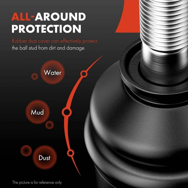 Alt view image 7 of 7 - Front Lower Ball Joint, Compatible with Honda, Acura for Honda Accord 2003-2007 & Acura TSX 2004-2008, TL 2004-2008, Pack of 2, Reinforce Loose Suspension Feel
