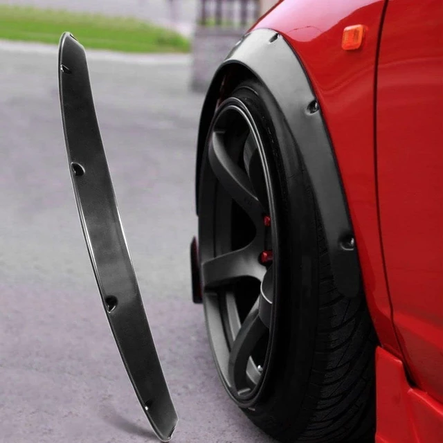 Alt view image 7 of 7 - 4PCS 780mm+840mm Universal Fender Flares Flexible Wide Body Car Kit Wheel Arches 2.25"/2.5", Pack of 4