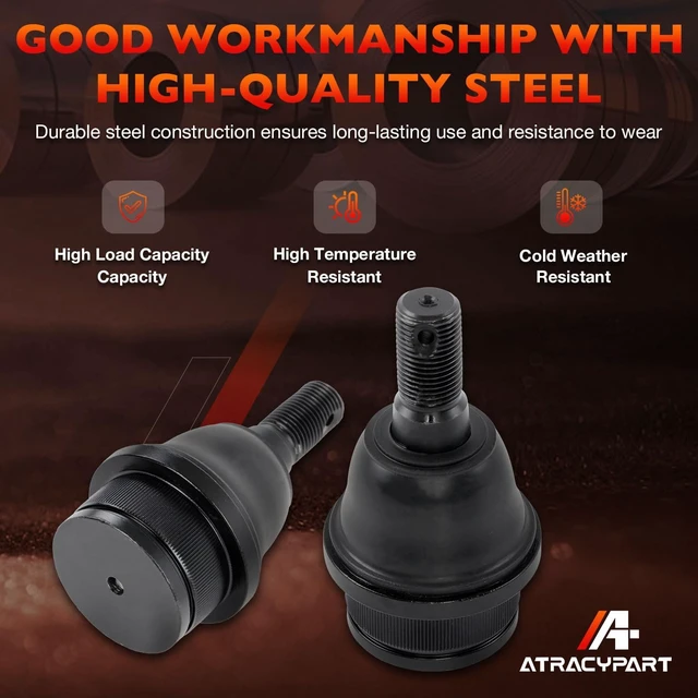 Alt view image 6 of 7 - 2Pcs K8695 Front Lower Ball Joints Fits Ford F150 F250 Explorer Ranger
Fits Ford Expedition, Lincoln Aviator, Navigator, Mazda B2300, B2500, B3000, B4000 & Mercury Mountaineer 19952011
