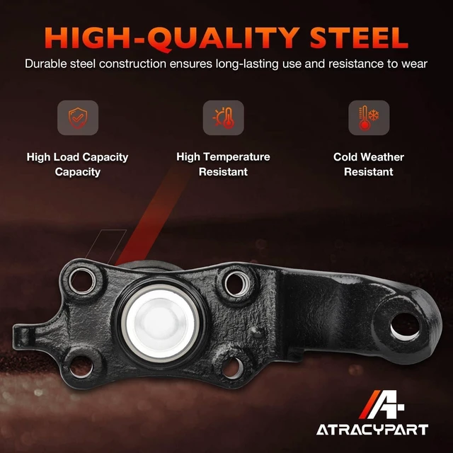 Alt view image 6 of 7 - 2Pcs Front Lower Ball Joints Fits Toyota Sequoia 2004-2007 Tundra 2004-2006, Replaces K80521 K80522, Fits Left & Right Side for Front Suspension Repair, Restores Proper Steering and Handling