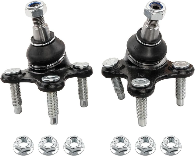 Main image of Front Lower Ball Joint Fits 20052018 Volkswagen Jetta 2012-2019, Passat, Fits VW Golf, GTI, Beetle, Eos, Rabbit, Golf R, R32 and Audi A3 & Q3, Replaces K80662 K80663, 2 Pcs Suspension Ball Joints
