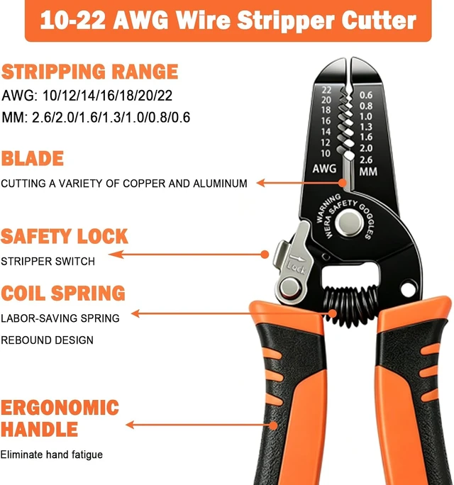 Alt view image 6 of 7 - 1500Pcs 89 Kits Waterproof Automotive Electrical Connectors 1/2/3/4/6 Male&Female Automotive Replacement Electrical Accessories 22-14AWG with Ratchet Crimping Tool and Wire stripper