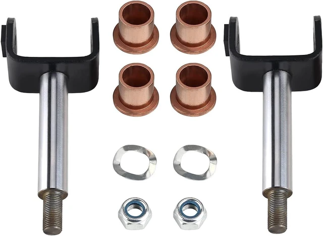Alt view image 6 of 7 - Golf Cart King Pin Kit for Club Car Precedent 2004-Up
Gas & electric carts, OEM 102287201 103638601 103638801, Complete Front End King Pin Repair Kit