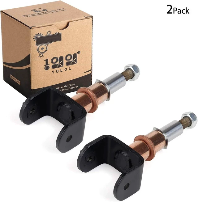 Alt view image 5 of 7 - Golf Cart King Pin Kit for Club Car Precedent 2004-Up
Gas & electric carts, OEM 102287201 103638601 103638801, Complete Front End King Pin Repair Kit