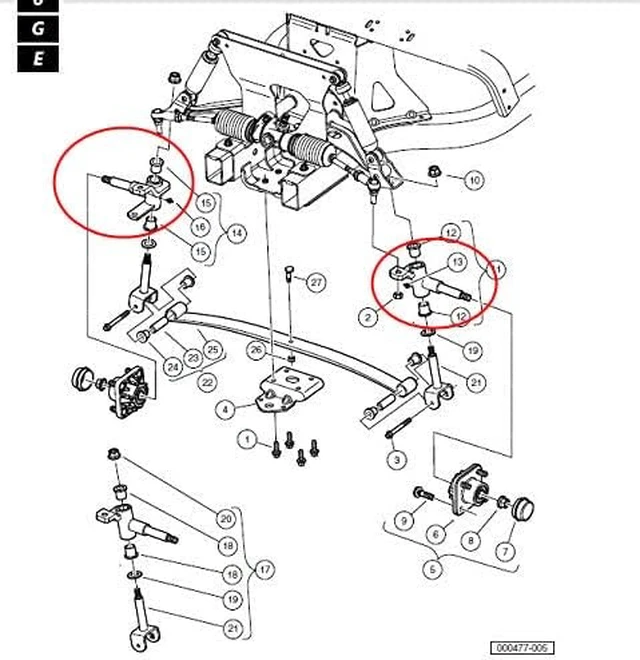 Alt view image 6 of 7 - Golf Cart Front Spindle for Club Car Precedent/Tempo 2004+ L&R
Front spindle set for Club Car Precedent 2004+ & Tempo 2018+. Steel, rust-resistant. Replaces #103638701/103638702.
Visit the BestAccess