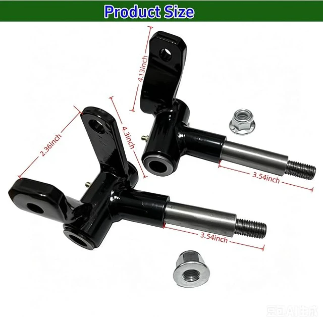 Alt view image 3 of 7 - Golf Cart Front Spindle for Club Car Precedent/Tempo 2004+ L&R
Front spindle set for Club Car Precedent 2004+ & Tempo 2018+. Steel, rust-resistant. Replaces #103638701/103638702.
Visit the BestAccess