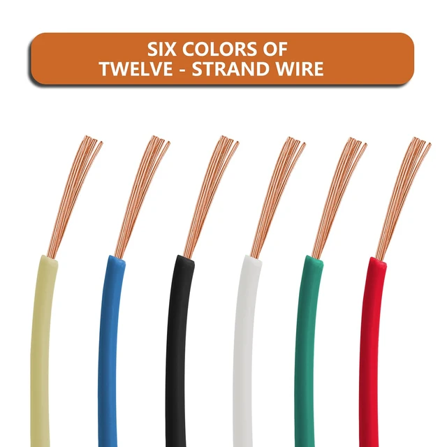 Alt view image 6 of 6 - 18 Gauge Wire Combo, CCA, 6 Colors, 100ft Rolls (600ft Total) Durable Copper Clad Aluminium, Low Voltage Electric Wire, 18 AWG Wire, Ideal for Heavy-Duty Auto & Home Projects, Insulated