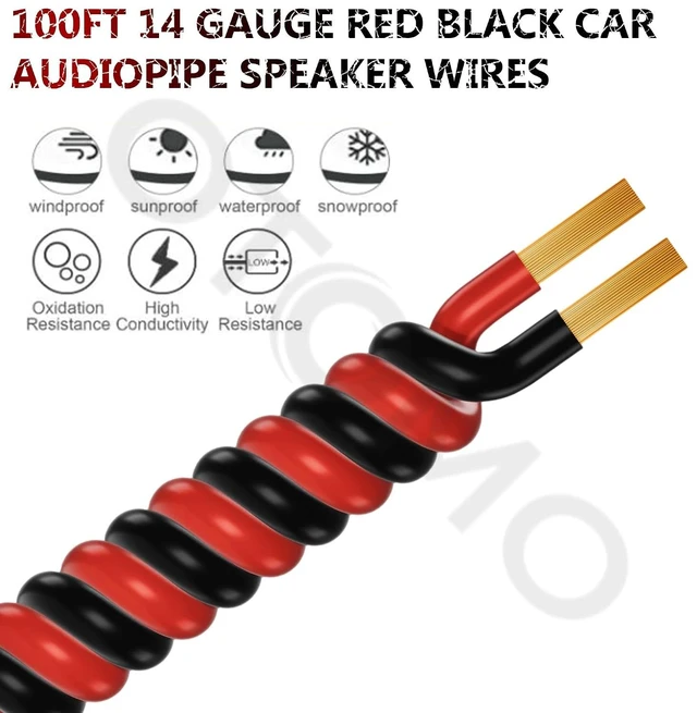 Alt view image 6 of 7 - 2 Rolls 100FT 14 Gauge CCA Automotive Primary Wire Single Conductor SAE J1128 Hook Up Electrical Wire Trailer Spool for Low Volts Towing Trailer RV Camper- Black/Red