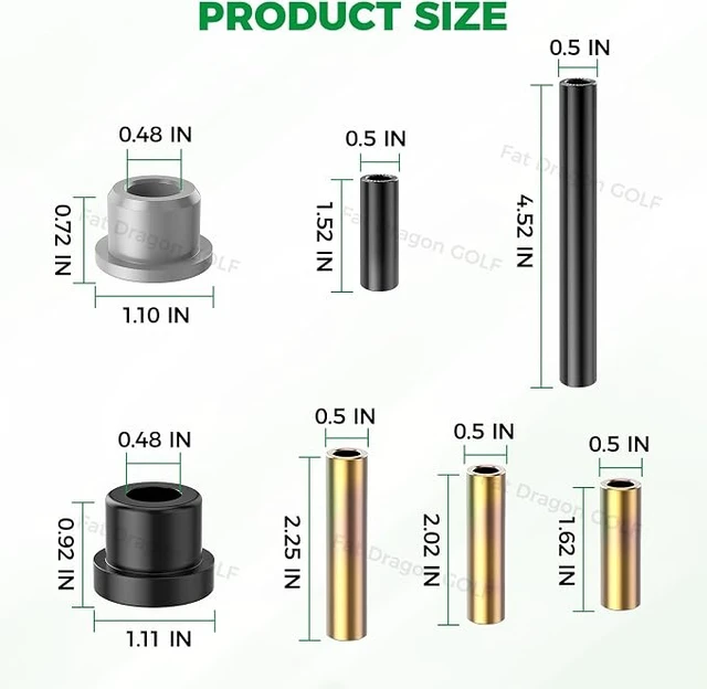 Alt view image 2 of 7 - Club Car Precedent Bushing Kit-Polyurethane, Front Suspension & Rear Suspension and A Arm Bushing Kits, Suitable for Precedent 2004-Up, OEM #102506601, 102506401, 102956201, 102956201