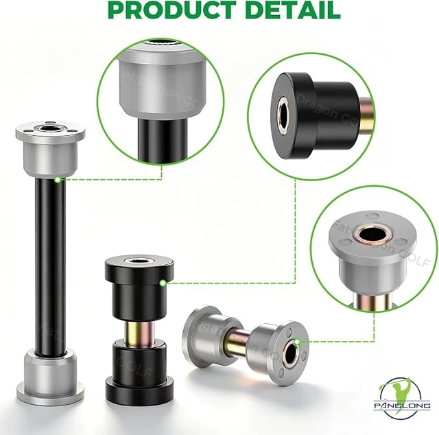 Alt view image 3 of 7 - Club Car Precedent Bushing Kit-Polyurethane, Front Suspension & Rear Suspension and A Arm Bushing Kits, Suitable for Precedent 2004-Up, OEM #102506601, 102506401, 102956201, 102956201