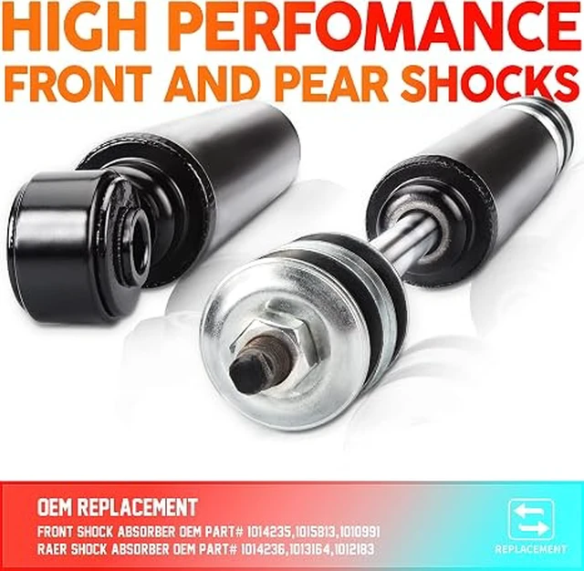 Alt view image 4 of 6 - Club Car DS Shocks, Club Car Precedent Shocks, Golf Cart Front and Rear Shock Absorbers for DS G&E 1988-up, Precedent G&E 2004-up, OEM# 1014235, 1014236