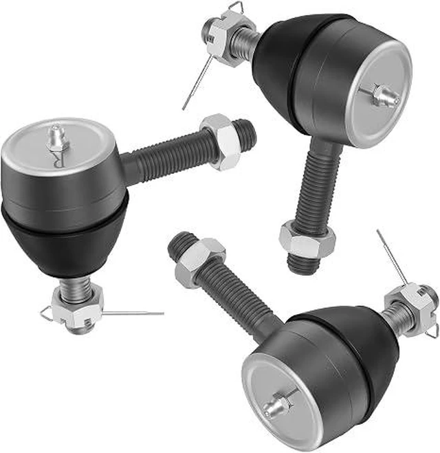 Main image of Ball Joint Kit,Set of (3) Tie Rod End with grease fitting Fits for Club Car DS Golf Carts (1976-2008)