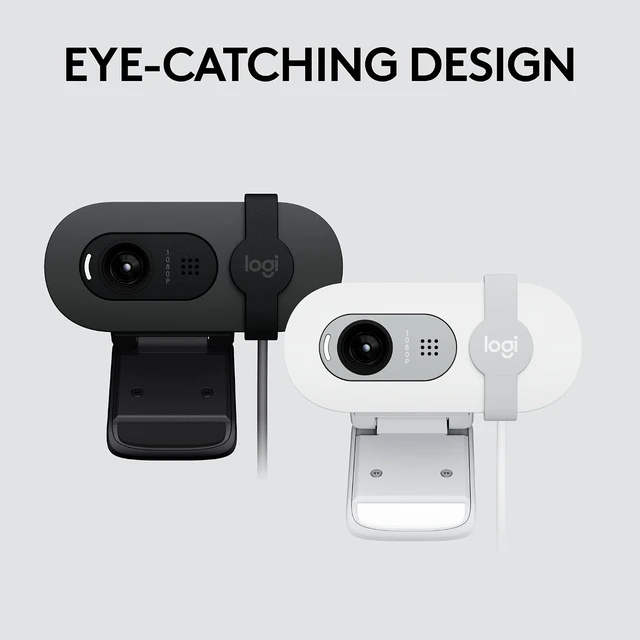 Alt view image 7 of 7 - 4 Pack Logitech Brio 101 Full HD 1080p Webcam for Meetings,Streaming,Desktop,Laptop,PC - Built-in Mic,Shutter,Works with Zoom,Microsoft Teams,Nintendo Switch 2s New GameChat Mode,USB-A,-Black
