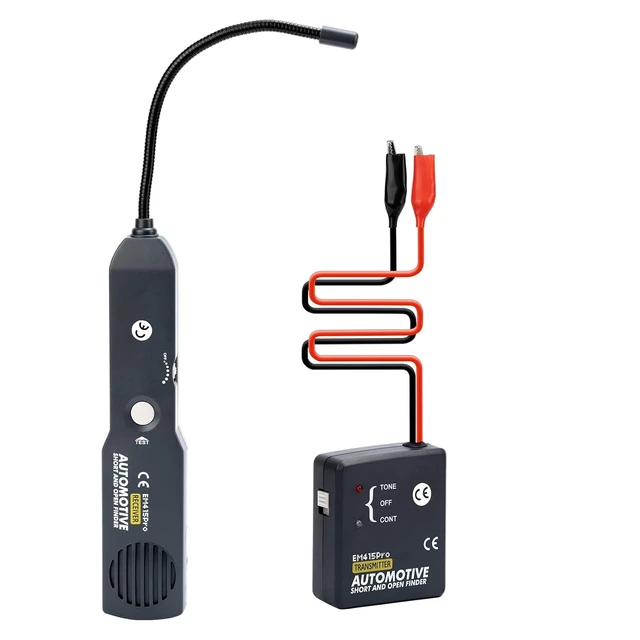 Alt view image 6 of 6 - EM415Pro Automotive Wire Tracer Circuit Breaker Finder, 6-42V Short Circuit Finder Electrical Tester, Cable Tracker & Voltage Detector with 7 Inch Flexible Probe for Car and Low Voltage DC Diagnostics