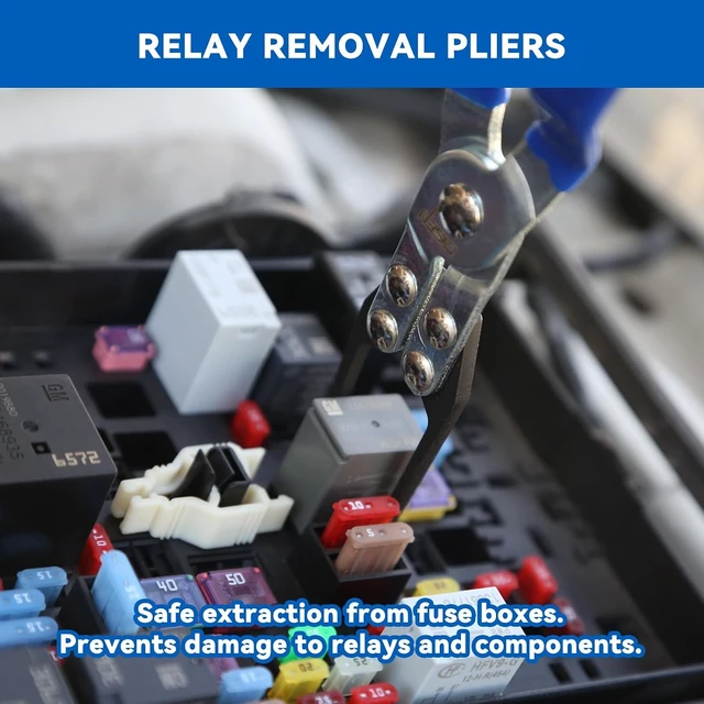 Alt view image 6 of 7 - 13PCS Electrical Disconnect Pliers Set for Car Original Blue Series
Electrical Connector Removal Tool & Fuel Line Disconnect Tool Set , Hose, Car Harness, Auto Radiator, with 2 Storage Bags