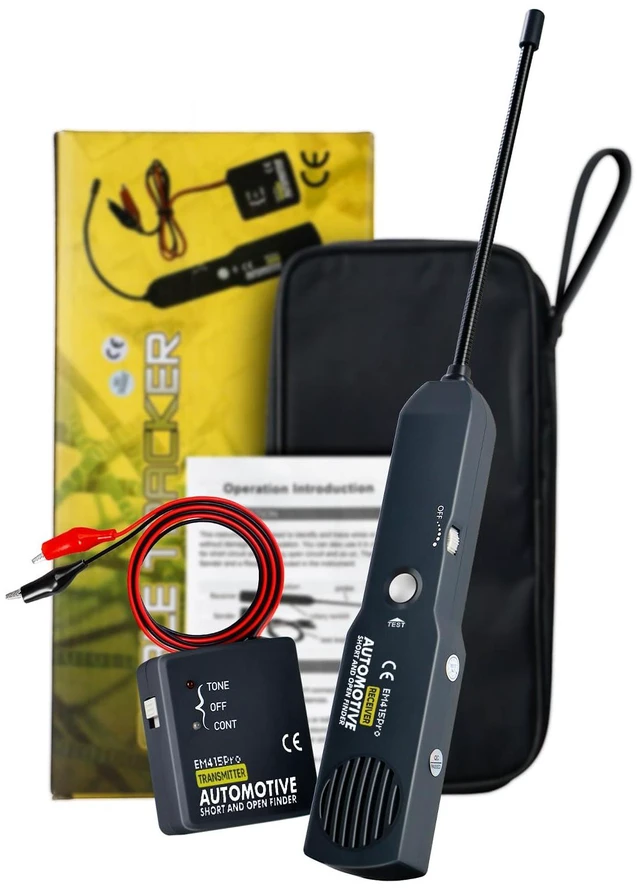 Main image of Automotive Circuit Tester, DC 6-42V EM415pro Wire Tracer Automotive Short and Open Finder, Broken Wire Detector Tool with 7 Inch Flexible Probe for Cars Diagnostics
