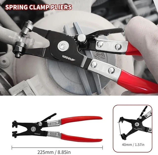 Alt view image 7 of 7 - 8-Piece Fuel Line Disconnect Tool Set
Fuel Line/Hose Clamp/Removal Pliers, Electrical Disconnect/Push Pin Tools, Relay Puller, Panel Clip Remover & Filter Caliper