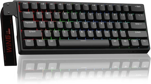 Main image of Aula WIN60 HE - 60% Mechanical Gaming Keyboard Wired, Magnetic Switch Hot Swappable, Adjustable Actuation Rapid Trigger Mode, 8000 Hz Polling Rate, RGB Small Keyboard 60 Percent Compact Design for PC