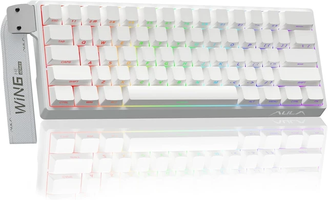 Main image of Aula WIN60 HE - 60% Mechanical Gaming Keyboard Wired, Hall Effect Magnetic Switch Hot Swappable, Adjustable Actuation RT Mode, 8000 Hz Polling Rate, RGB Keyboard 60 Percent Compact Design for PC