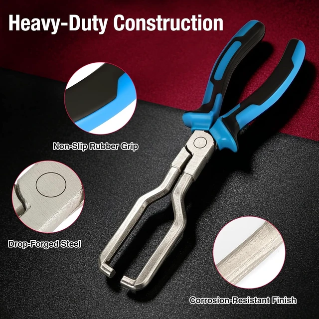 Alt view image 5 of 7 - 16PCS Hose Clamp Pliers Set, Automotive Hose Clamp Removal Tool, Long Reach Flexible Wire Tools for Radiator, Heater, Coolant & Water Hoses
