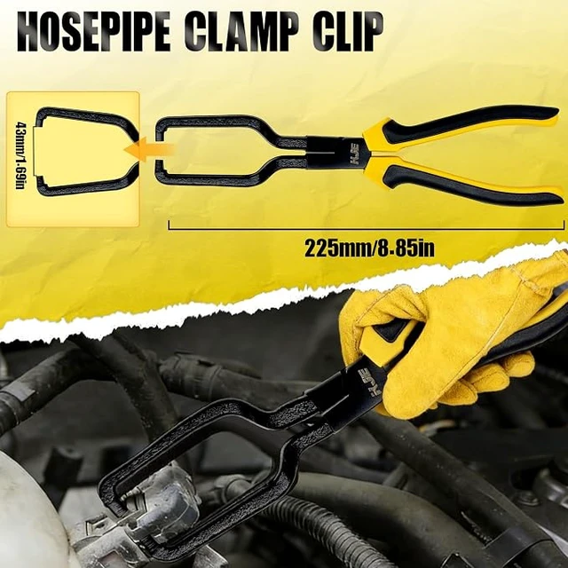 Alt view image 2 of 7 - 8PCS Fuel Line Pliers Set, Fuel Line Disconnect Tool Set with Fuel Filter Caliper, Hose Clamp Plier, Electrical Disconnect Tool Kit, Panel Clip Remover and Storage Bag