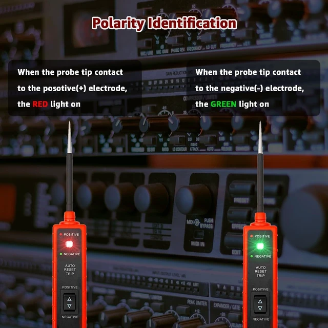 Alt view image 4 of 7 - Power Circuit Probe Tester, 6V-24V DC Test Light, Automotive Circuit Tester & Short Circuit Finder, Component Activation, Polarity Test, Continuity Check, LED Indicator and Overload Protection