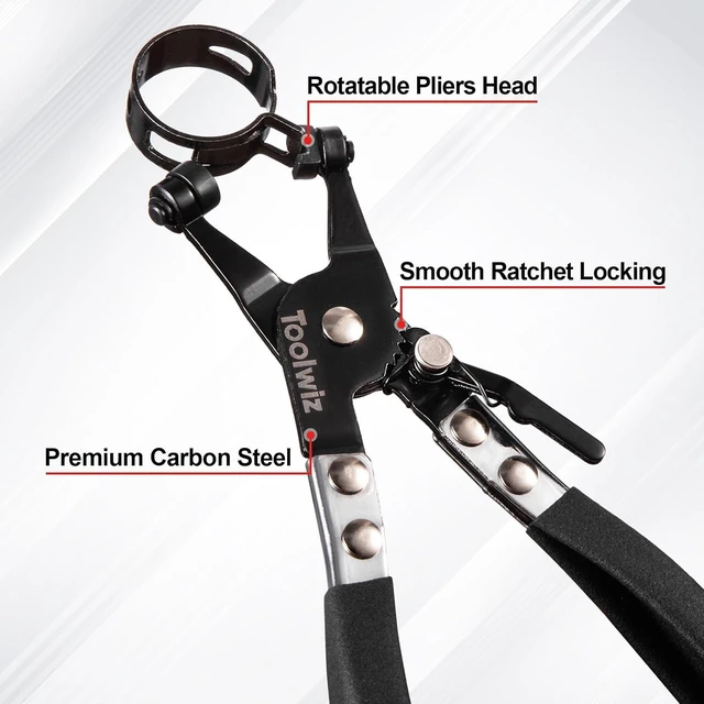 Alt view image 6 of 7 - Hose Clamp Pliers Set, 4 Pcs Coolant Radiator Spring Clamp Pliers
27" Long Reach Wire clamps, Flat Band, Clips Remover, Clic-R Type Hand Tool, Radiator, Fuel Line Sepairs Automotive Tools
