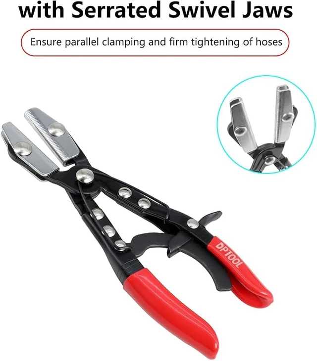 Alt view image 6 of 6 - 3pcs Hose Pinch Off Pliers Set 8inch 10inch 12inch Hose Pinch Pliers
Hose Clamping Pinch Off Locking Pliers Set for Automotive Hose Lines, Radiator Lines, Fuel Lines, Heater and Coolant Line