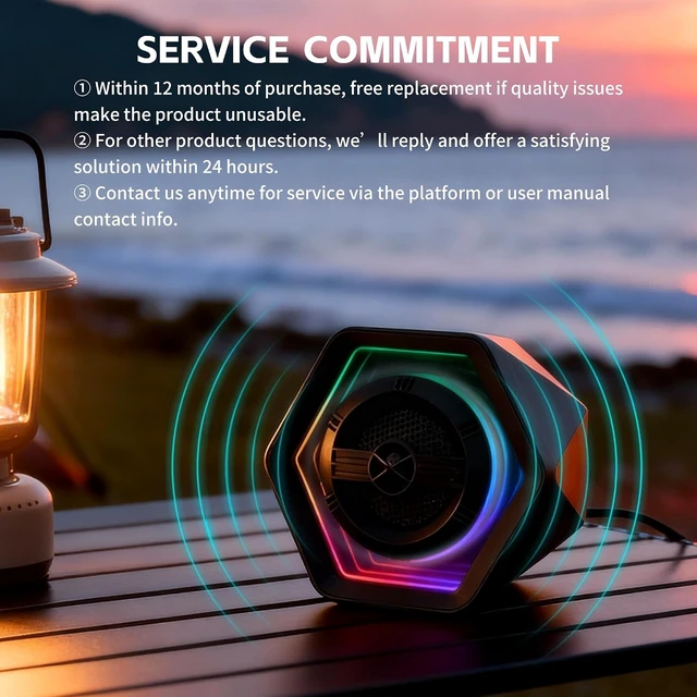 Alt view image 5 of 7 - Computer Speakers with 8 Modes RGB Lighting Effects 50W Loud Gaming Bluetooth Speakers