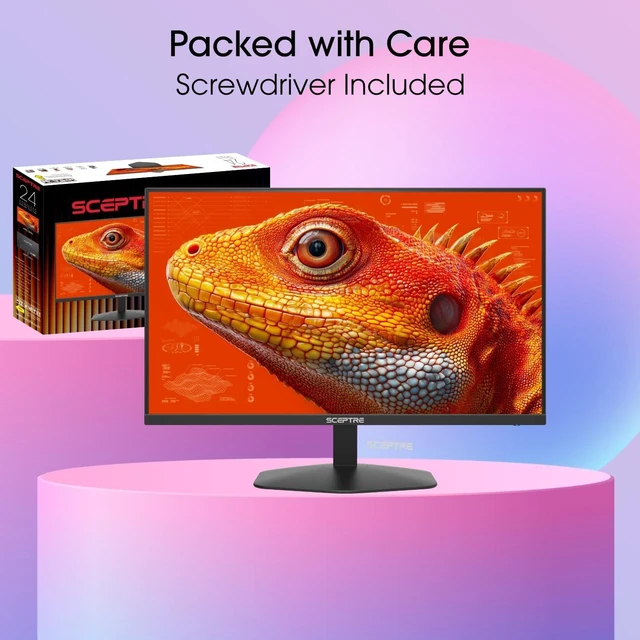 Alt view image 5 of 5 - Sceptre 24-inch Prime Gaming Monitor DisplayPort x2 165Hz HDMI x2 165Hz Build-in Speakers, Machine Black