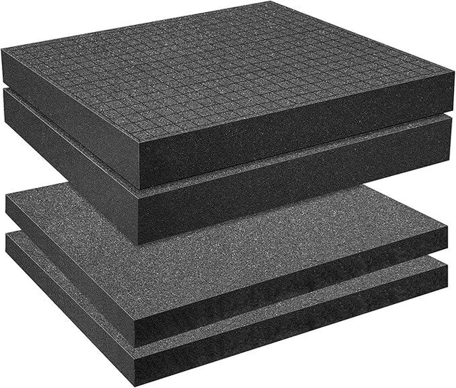 Main image of 4 Pcs Pick Apart Foam Insert, 2 Size Pre Cube Sheet Foams with Bottom Use
16 Inch Length Tool Box Foam, Elastic Packing Foams for Board Game Box Cases Storage Drawer