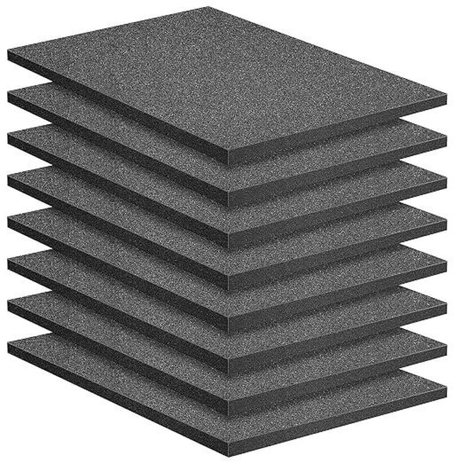 Main image of 8 Pcs Polyurethane Foam Sheet, 16x12x1 in Cuttable Foam Inserts for Cases
High Density Packing Foams Pads, Elastic Foam Padding for Toolbox Camera Storage Safe Protection DIY Crafts