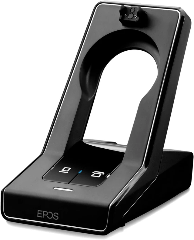 Alt view image 3 of 6 - Sennheiser Enterprise Solution Double-Sided Multi Connectivity Wireless Headset for Desk Phone & Skype for Business Ultra Noise-Cancelling Microphone, Black