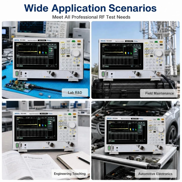 Alt view image 6 of 7 - RIGOL Real-Time Spectrum Analyzer,4.5GHz Portable RF Signal Analyzer for Wireless Frequency Characterization | 40MHz RTSA, EMI Pre-compliance, 1.9kg Ultra-Portable Tester, USB-C PD, 7-in-1