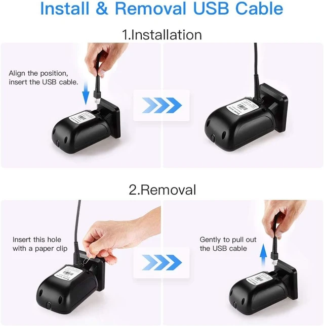 Alt view image 2 of 7 - Omnidirectional Hands-Free 1D 2D Desktop USB Wired Barcode Scanner, Automatic Image Sensing, Capture Barcodes from Mobile Phone Screen, QR Bar Codes Reader for Supermarket Library Retail Store