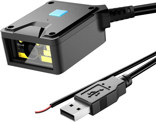 Main image of Fixed Mount Barcode Scanner Industrial embedded scan engine for fixed mount, self-service terminals, kiosks, factory lines and automatic QR scanning