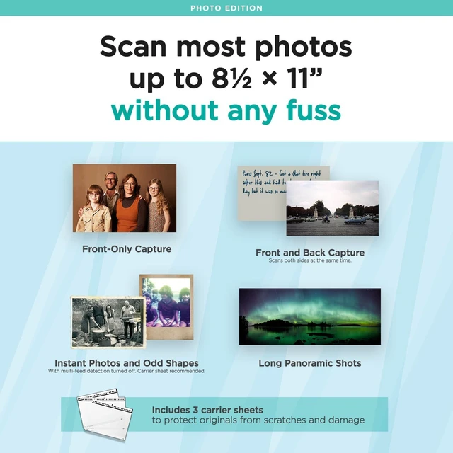 Alt view image 5 of 7 - ScanSnap iX2500 Photo Edition Wireless or USB High-Speed Scanner, Black, Cloud Enabled | Photos, Documents & Receipts | Large 5" Touchscreen | Mac or PC