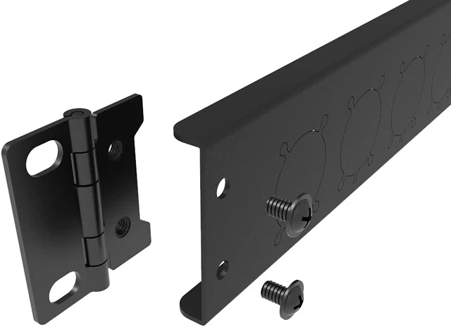 Alt view image 4 of 7 - 1U XLR HDMI 12 Port/Way/Hole Hinged Rack Mount Patch Panel
D-Type Connectors Punch-Out Audio Panel with Hinged Side for 19 inches Audio Enclosure, Server Computer Equipment