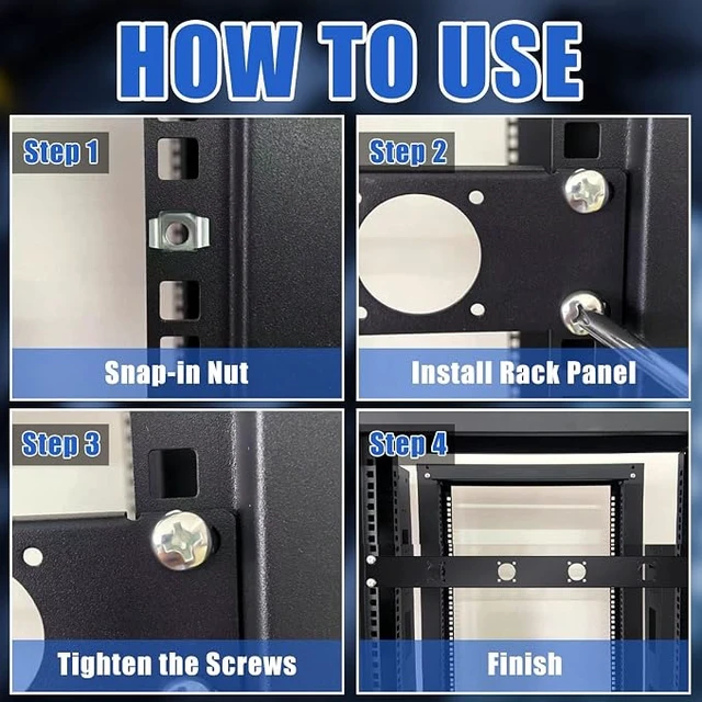Alt view image 6 of 7 - 4-hole 1u Audio Rack Panel 4d Series Xlr Patch Panel for 19 Inch Enclosure
19 Inch 1u Standard Rack Mount, 4-port Xlr Punched Panel, Heavy-duty Metal, Dust & Emi Protection, Easy Install with Hardware