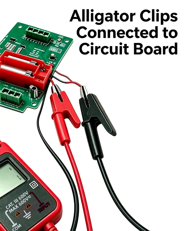 Alt view image 6 of 7 - Digital Clamp Meter, 6000 Counts, Measures High AC/DC Current 600A, 600V AC/DC Voltage, Multimeter, Voltage Meter, Backlit Display, Amp Meter, Electrician Tools, with Alligator Clips